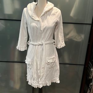 Victoria Secret Angel Terry White Robe s/m small medium